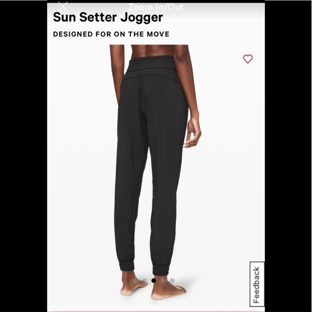 Lululemon sun setter jogger
